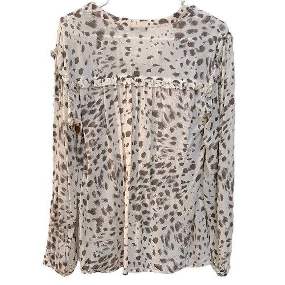 RAILS BLOUSE, Lydia Top Puma, Cream / Taupe M - Picture 3 of 11